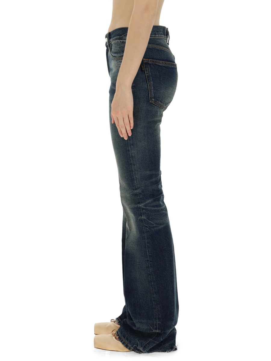 HAIKURE JEANS FLORA VINTAGE IN DENIM DI COTONE