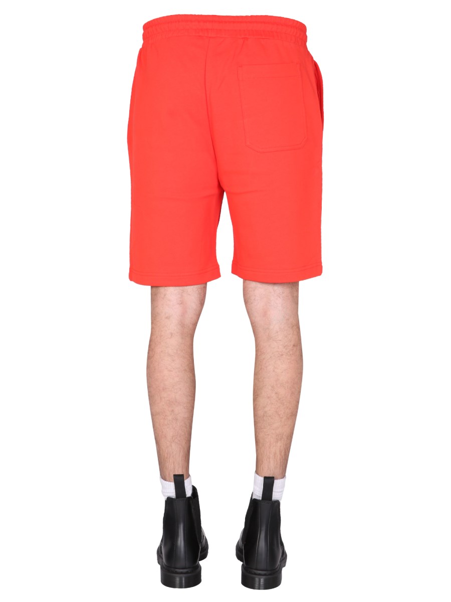 HELMUT LANG BERMUDA "LIFEGUARD" IN FELPA DI COTONE