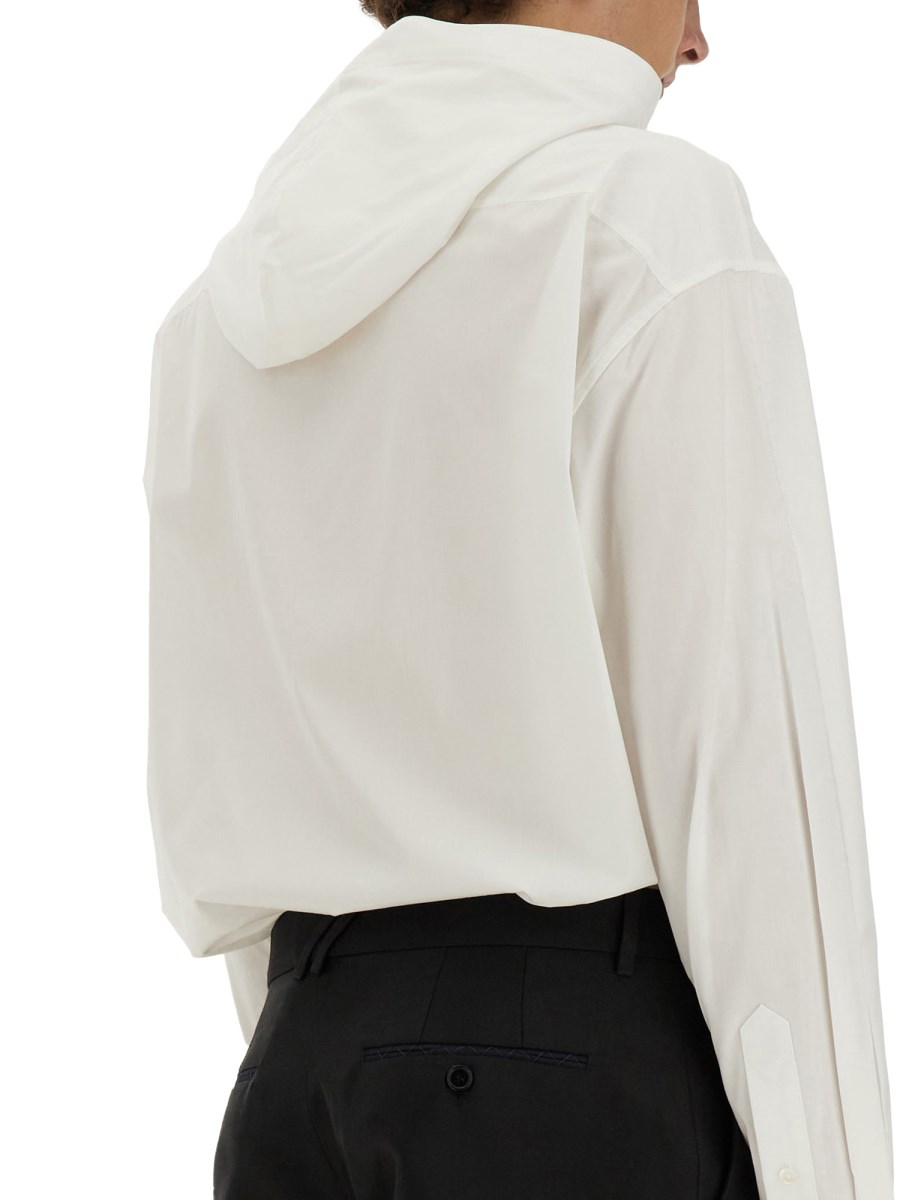 HELMUT LANG CAMICIA CON CAPPUCCIO