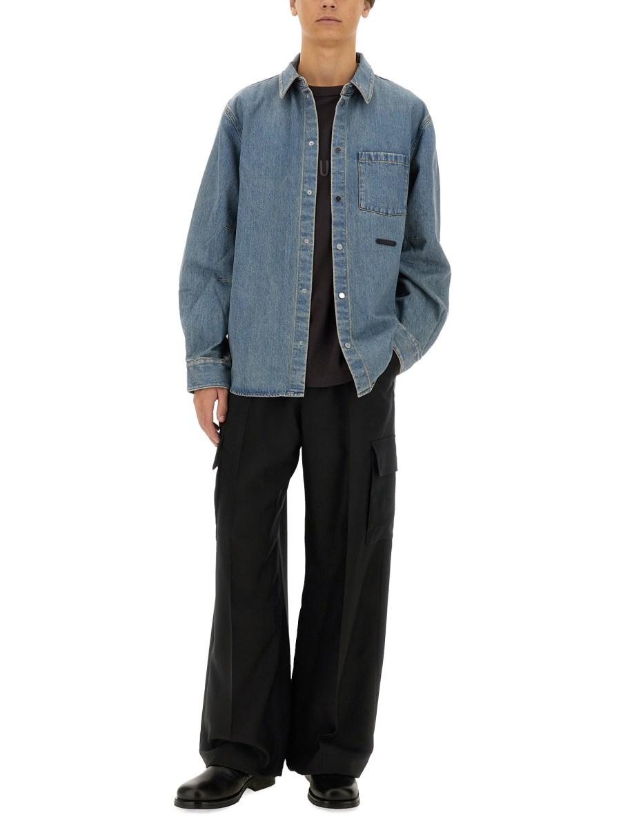 HELMUT LANG CAMICIA IN DENIM DI COTONE