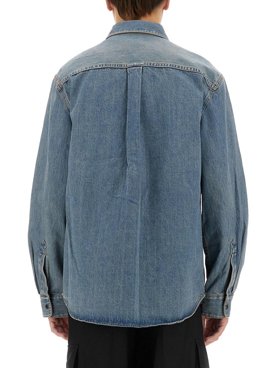 HELMUT LANG CAMICIA IN DENIM DI COTONE