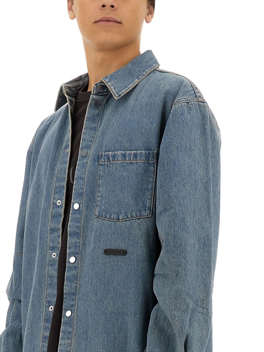 HELMUT LANG CAMICIA IN DENIM DI COTONE
