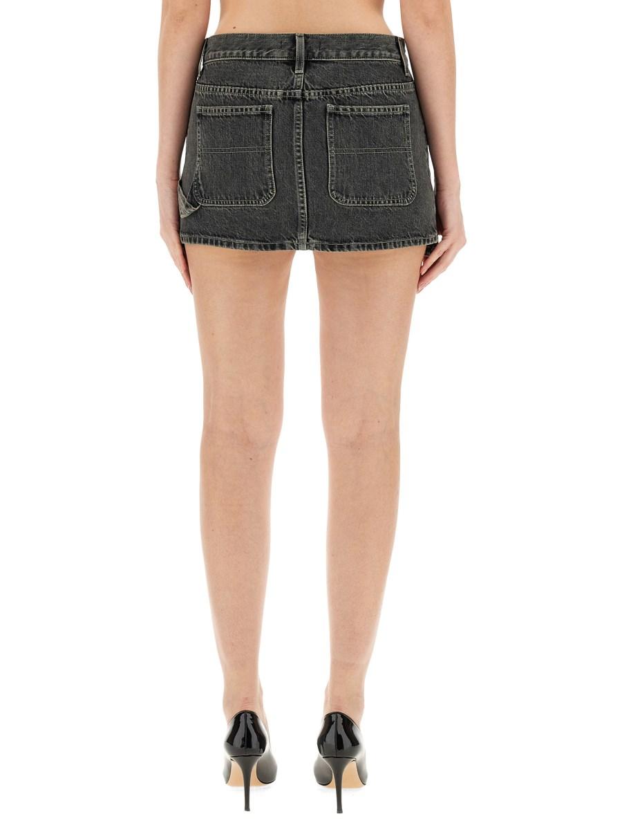 HELMUT LANG GONNA CARGO IN DENIM DI COTONE