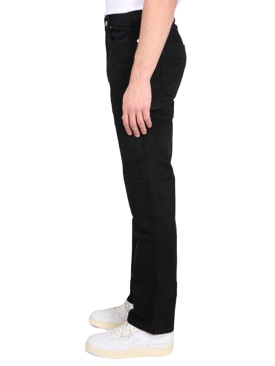 HELMUT LANG JEANS CARPENTER IN DENIM DI COTONE