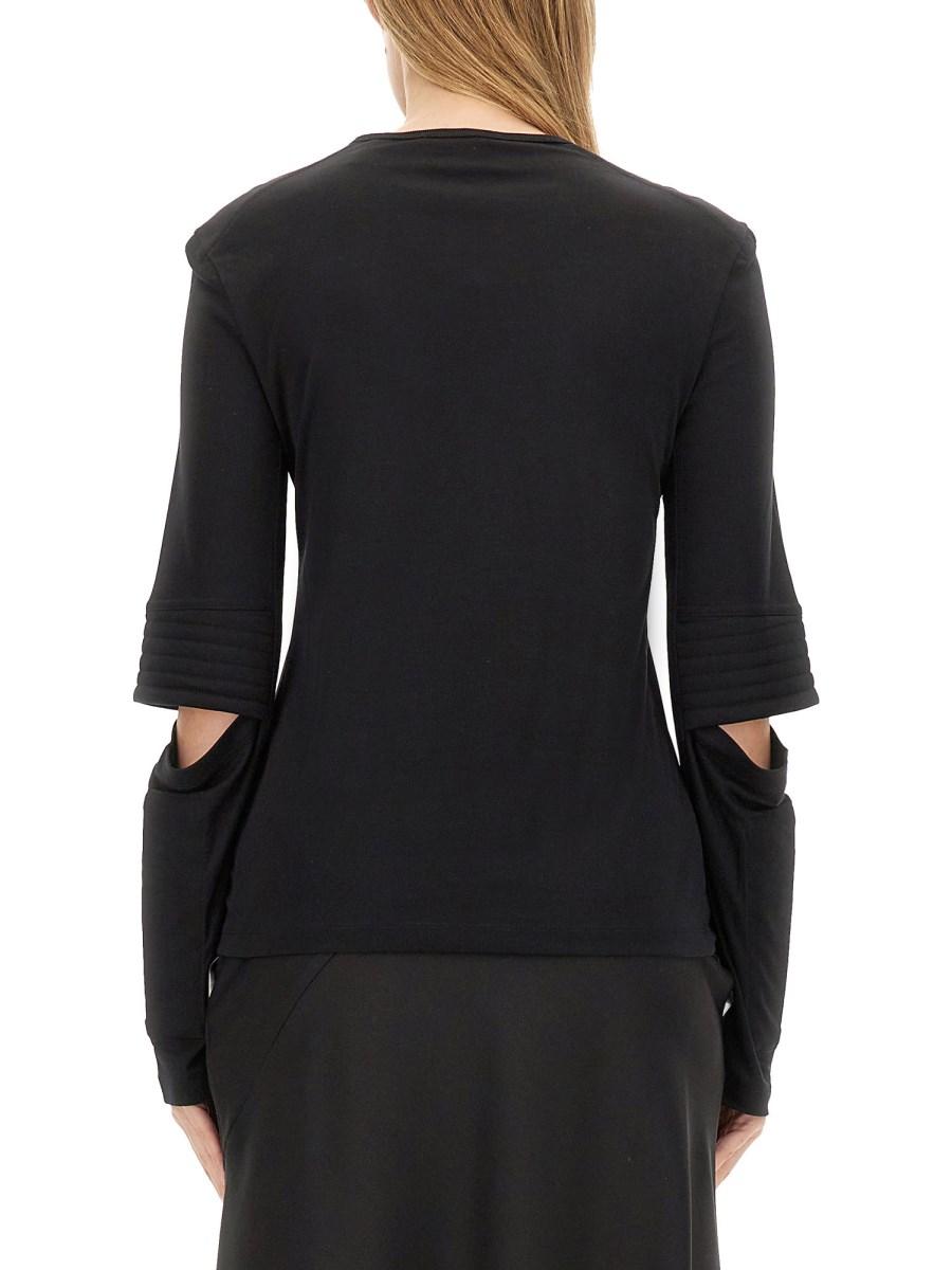 HELMUT LANG MAGLIA ASTRO IN JERSEY DI COTONE