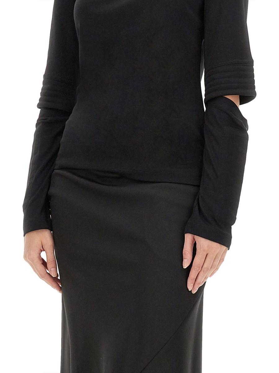 HELMUT LANG MAGLIA ASTRO IN JERSEY DI COTONE