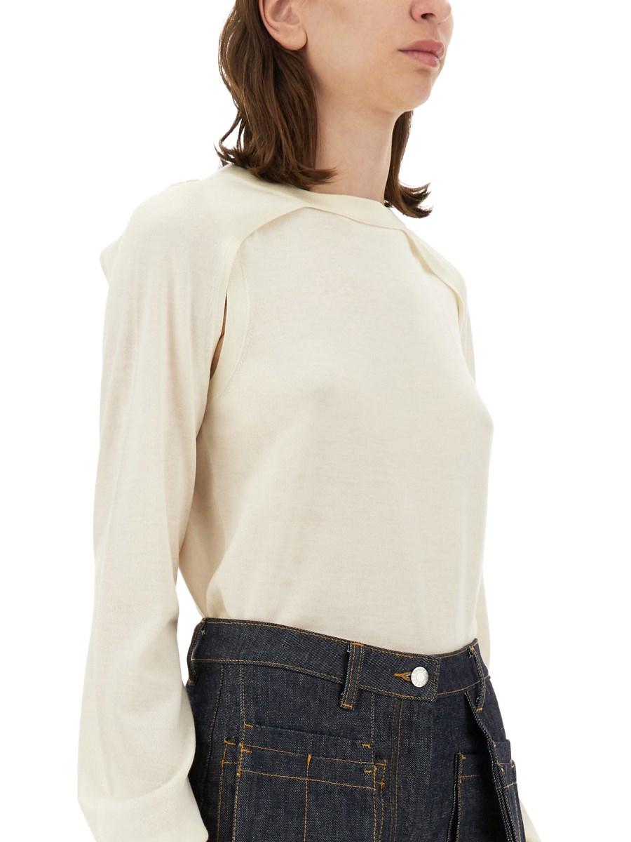 HELMUT LANG MAGLIA IN LANA E SETA