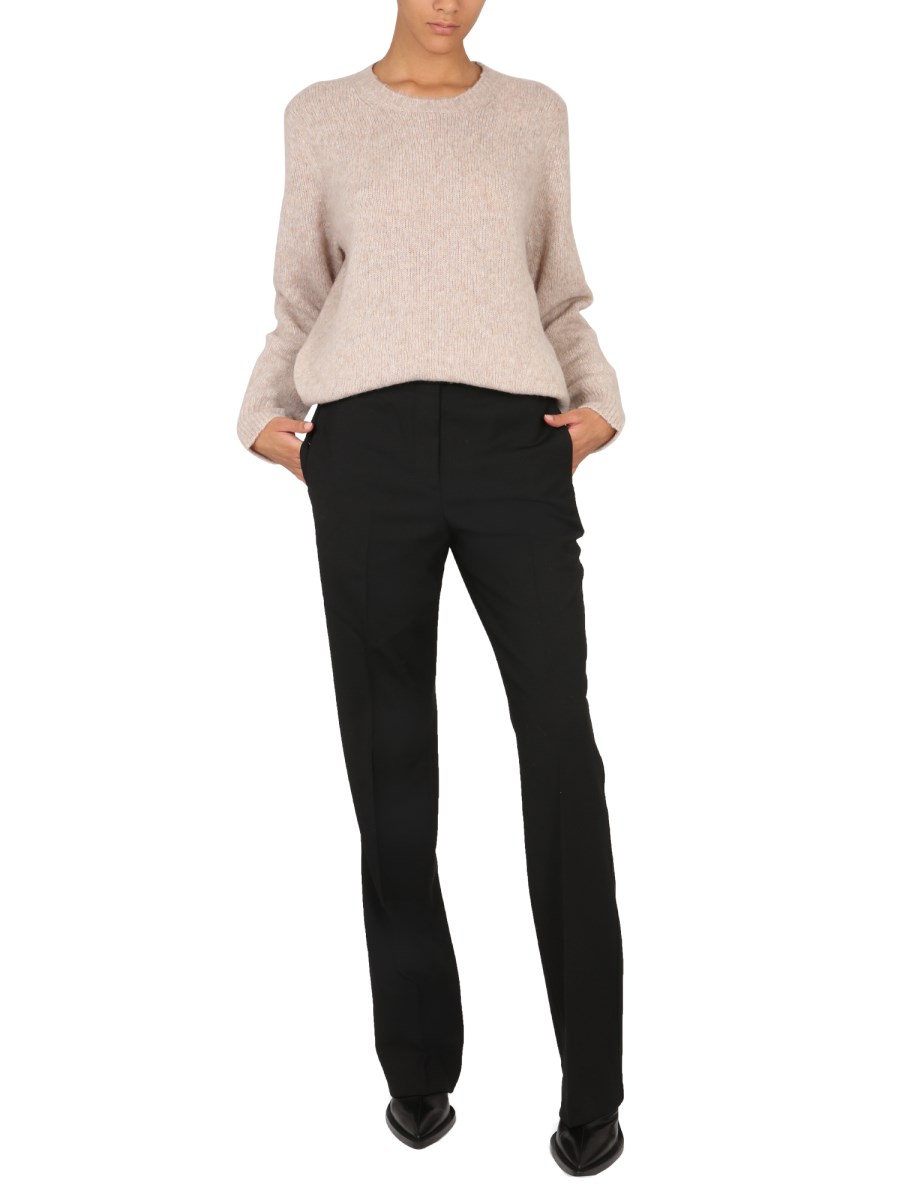 HELMUT LANG MAGLIA IN LANA MERINO GIROCOLLO