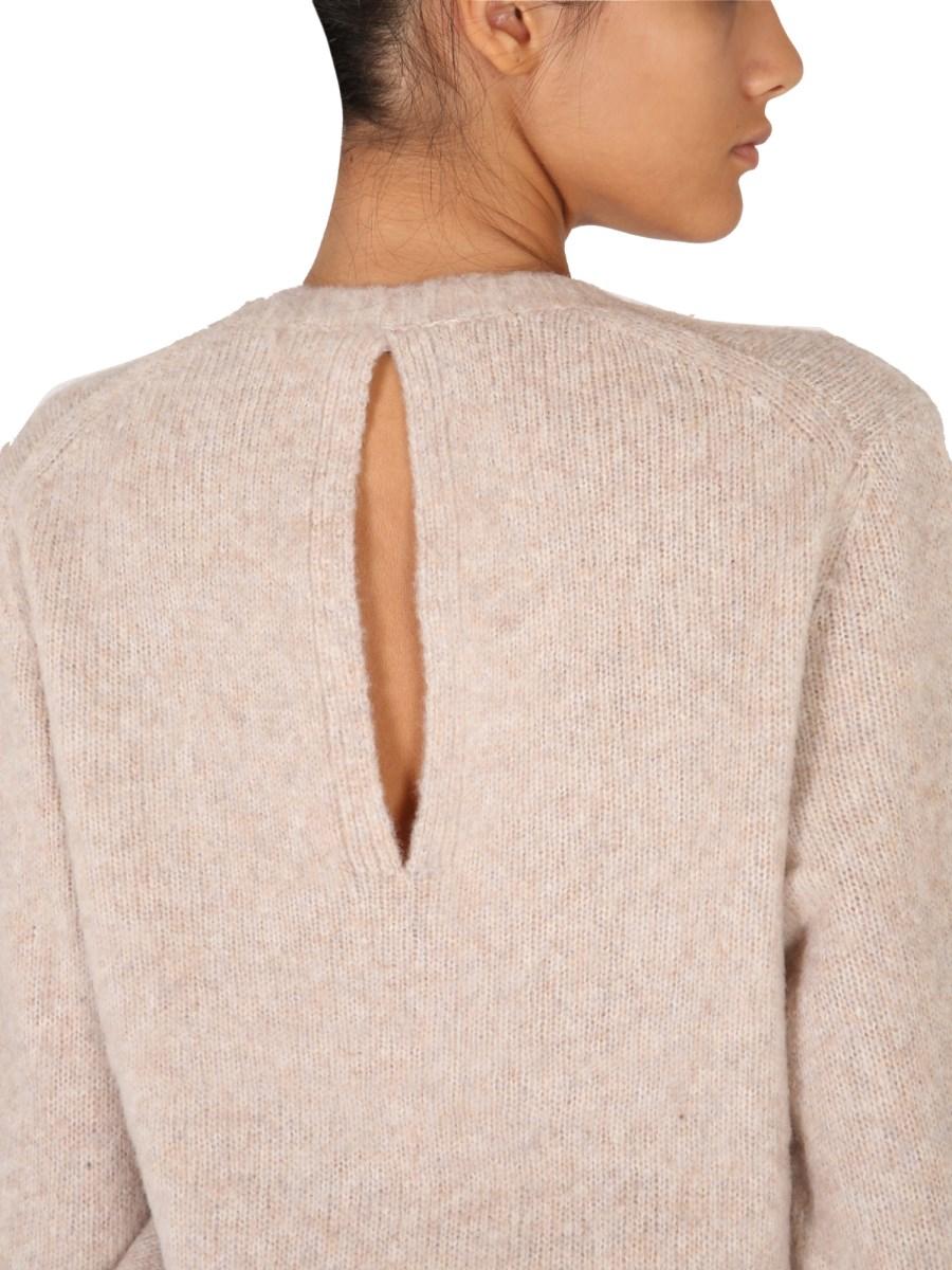 HELMUT LANG MAGLIA IN LANA MERINO GIROCOLLO