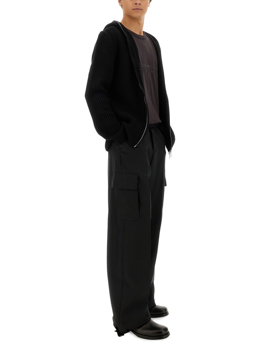 HELMUT LANG MAGLIA SAFETY BALACLAVA IN LANA