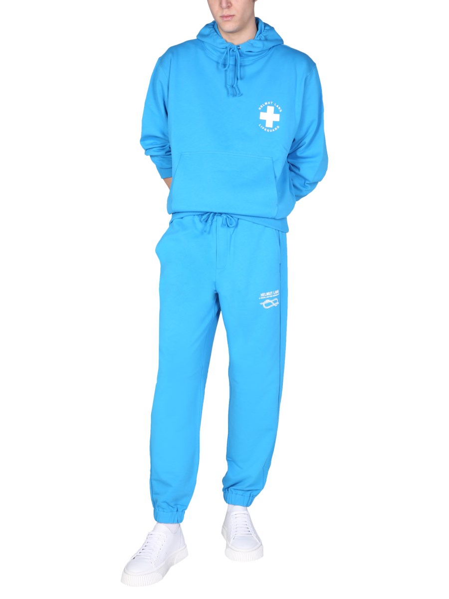 HELMUT LANG PANTALONE JOGGING "KNOT" IN COTONE
