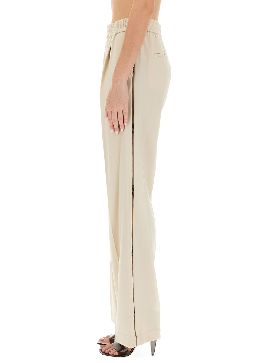 HELMUT LANG PANTALONE WIDE LEG IN LANA