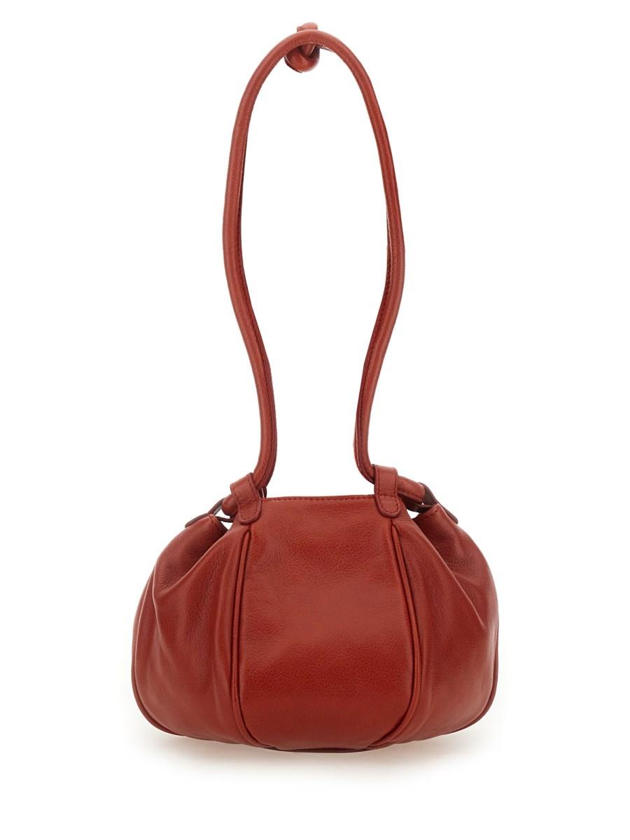 HEREU BORSA GLOBUL MINI SUPPLE SHINY IN PELLE