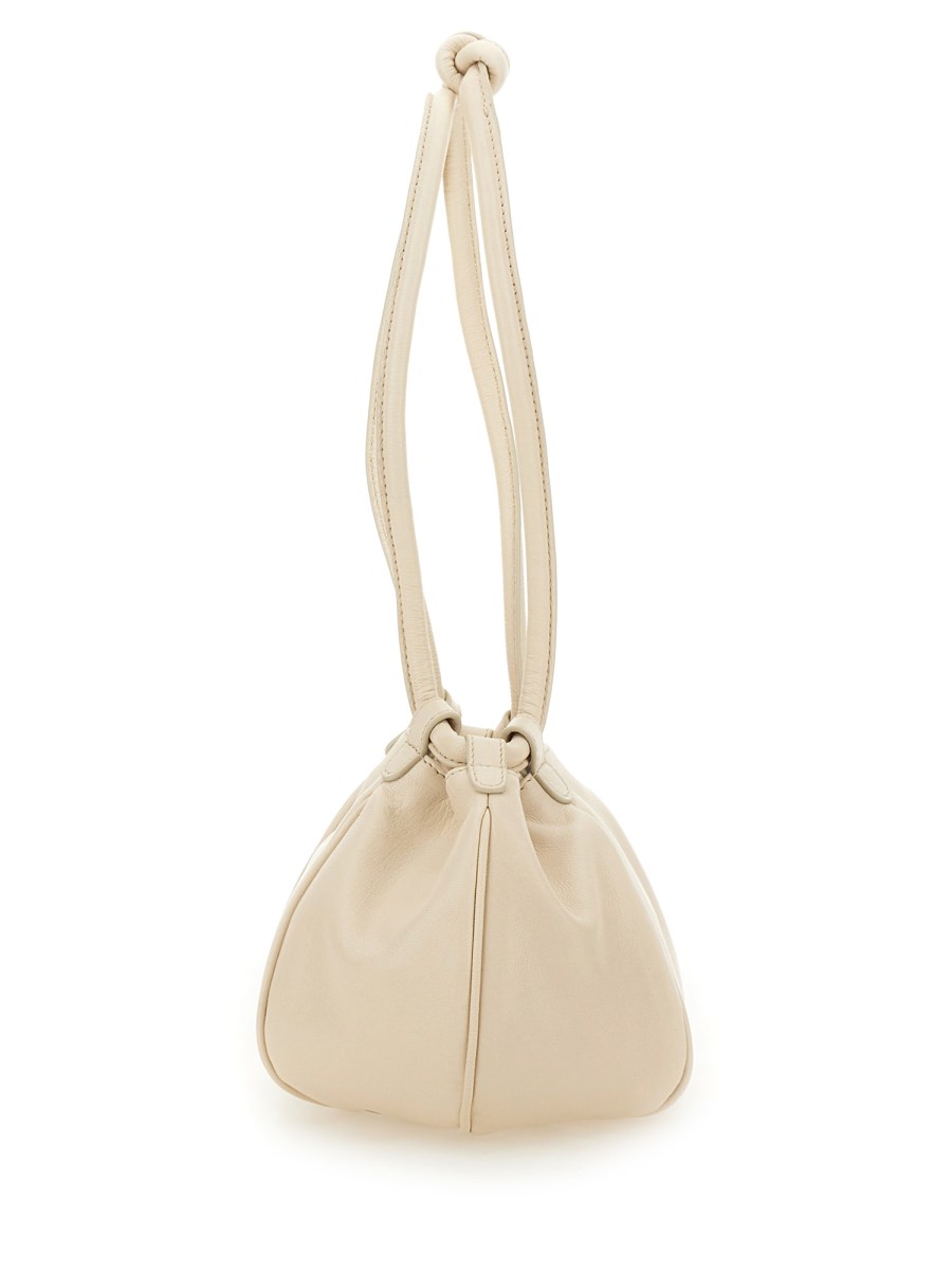 HEREU BORSA GLOBUL MINI SUPPLE SHINY IN PELLE