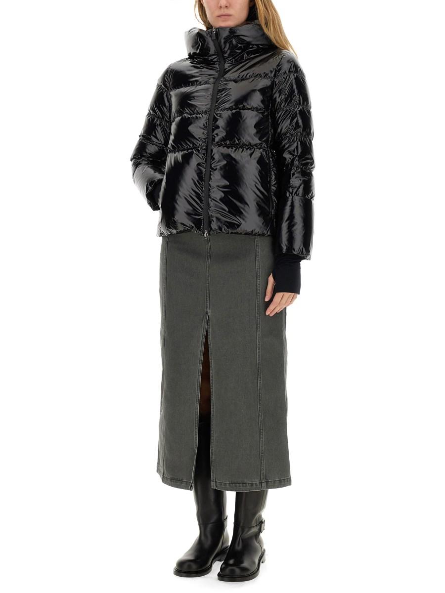 HERNO GIACCA LAMINAR IN GLAZED RIPSTOP 2L