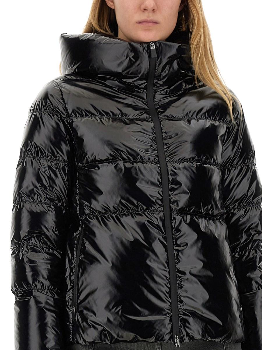 HERNO GIACCA LAMINAR IN GLAZED RIPSTOP 2L