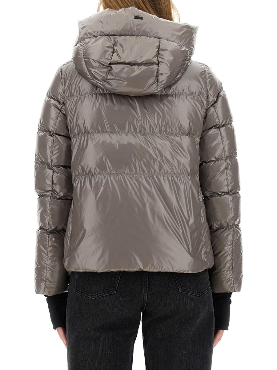 HERNO GIACCA LAMINAR IN GLAZED RIPSTOP 2L