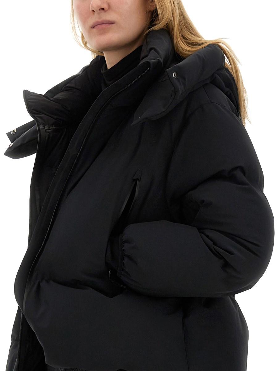 HERNO GIACCA LAMINAR IN TESSUTO TECNICO