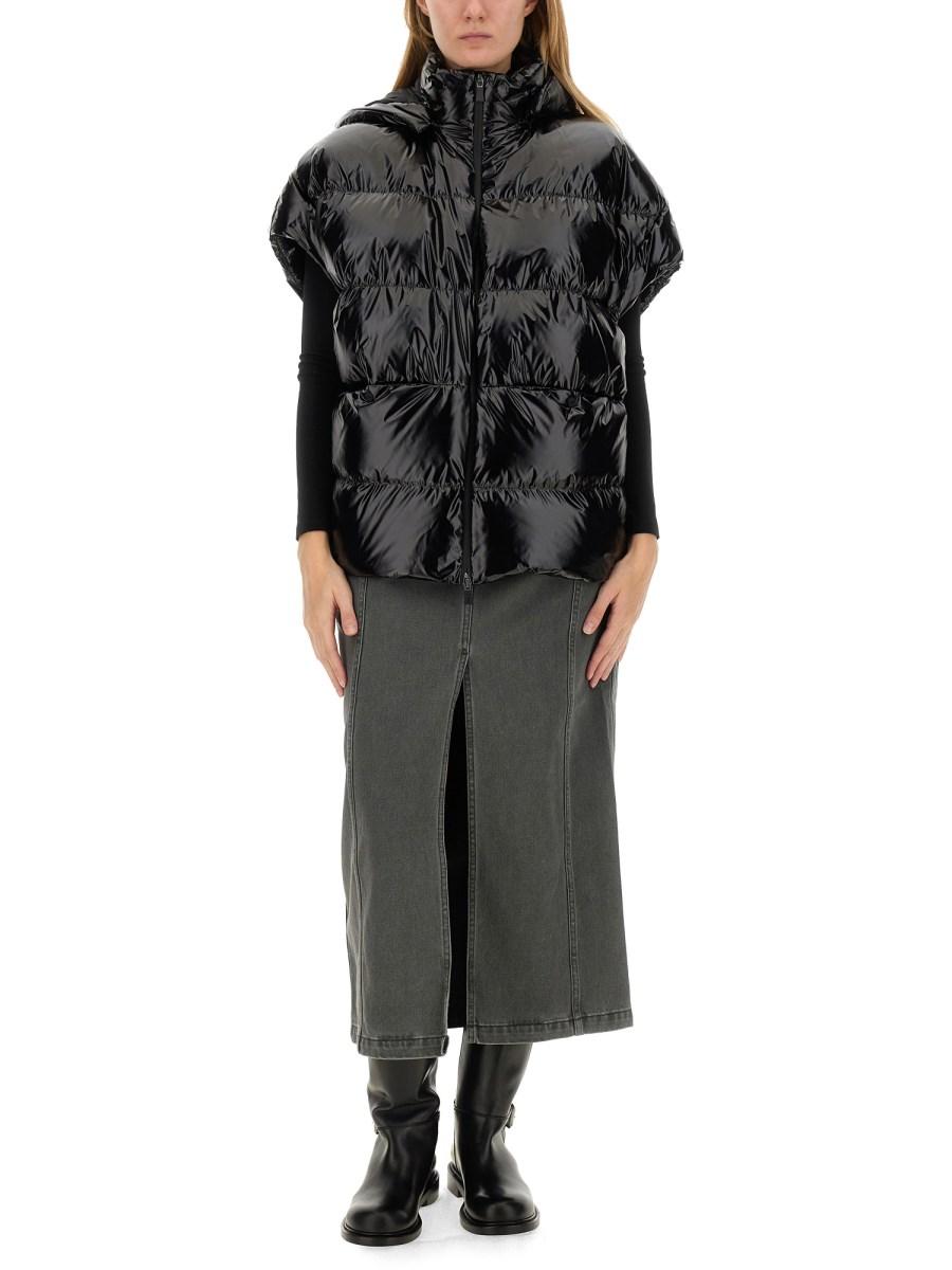 HERNO GILET LAMINAR IN NYLON