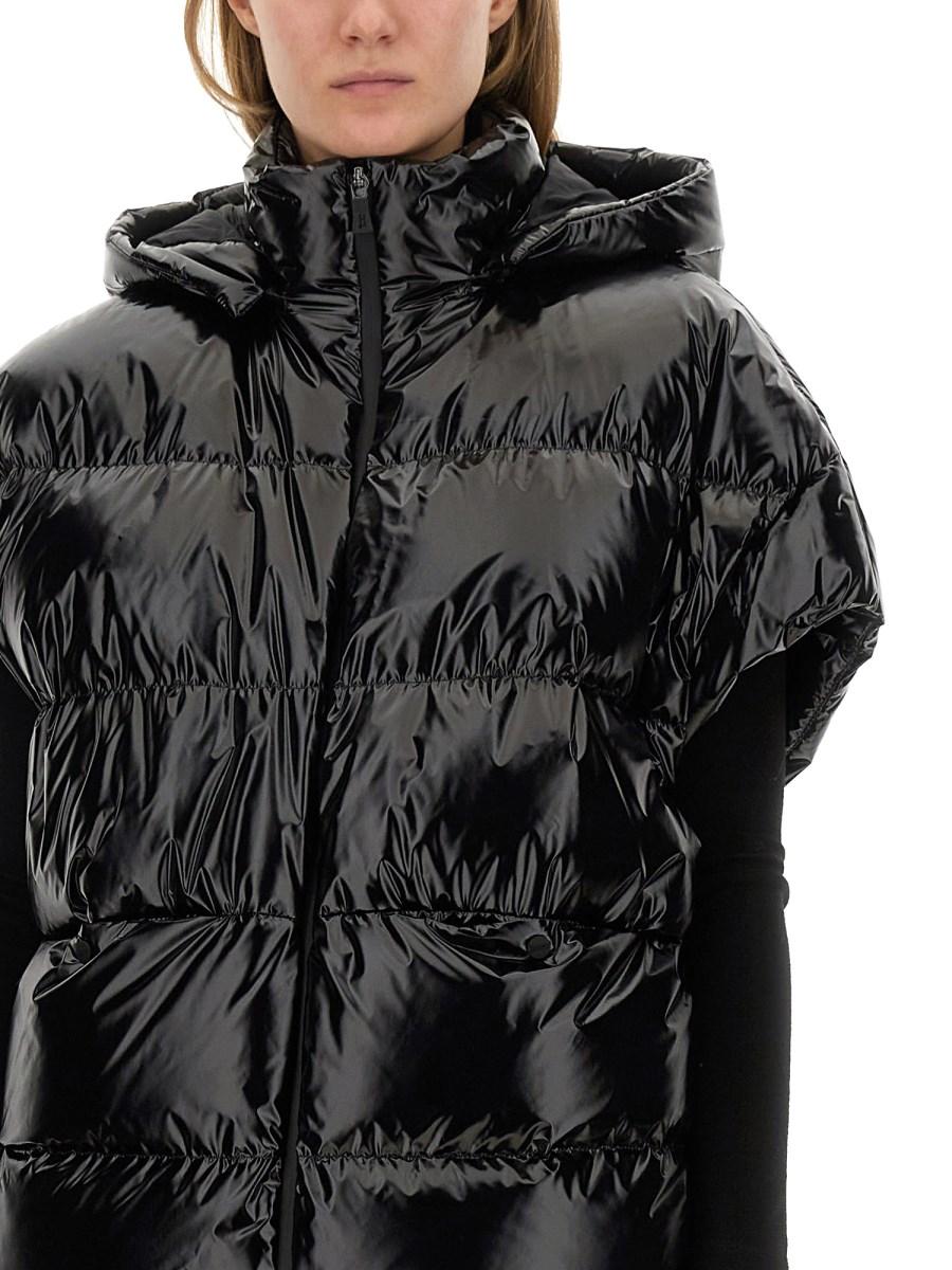 HERNO GILET LAMINAR IN NYLON