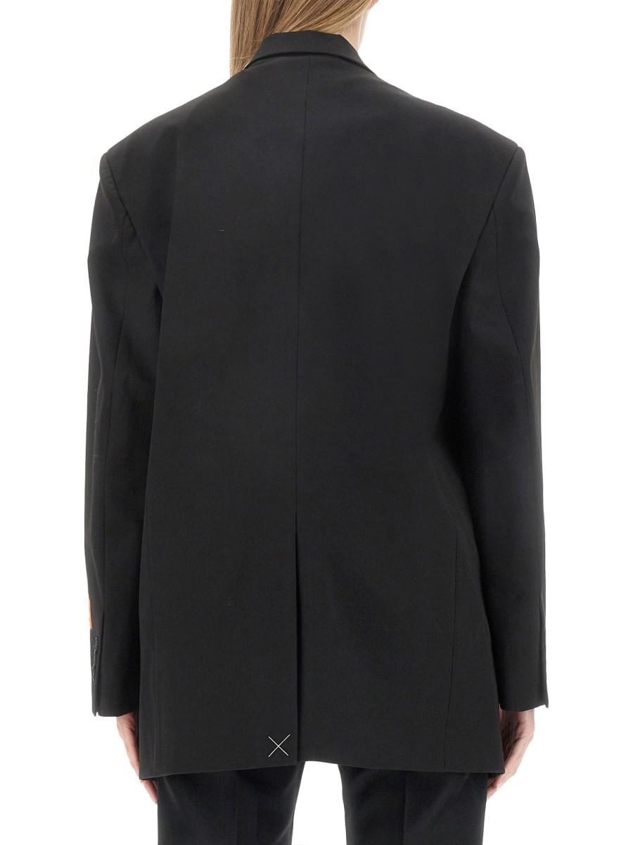 HERON PRESTON GIACCA IN GABARDINE CON MOSCHETTONE
