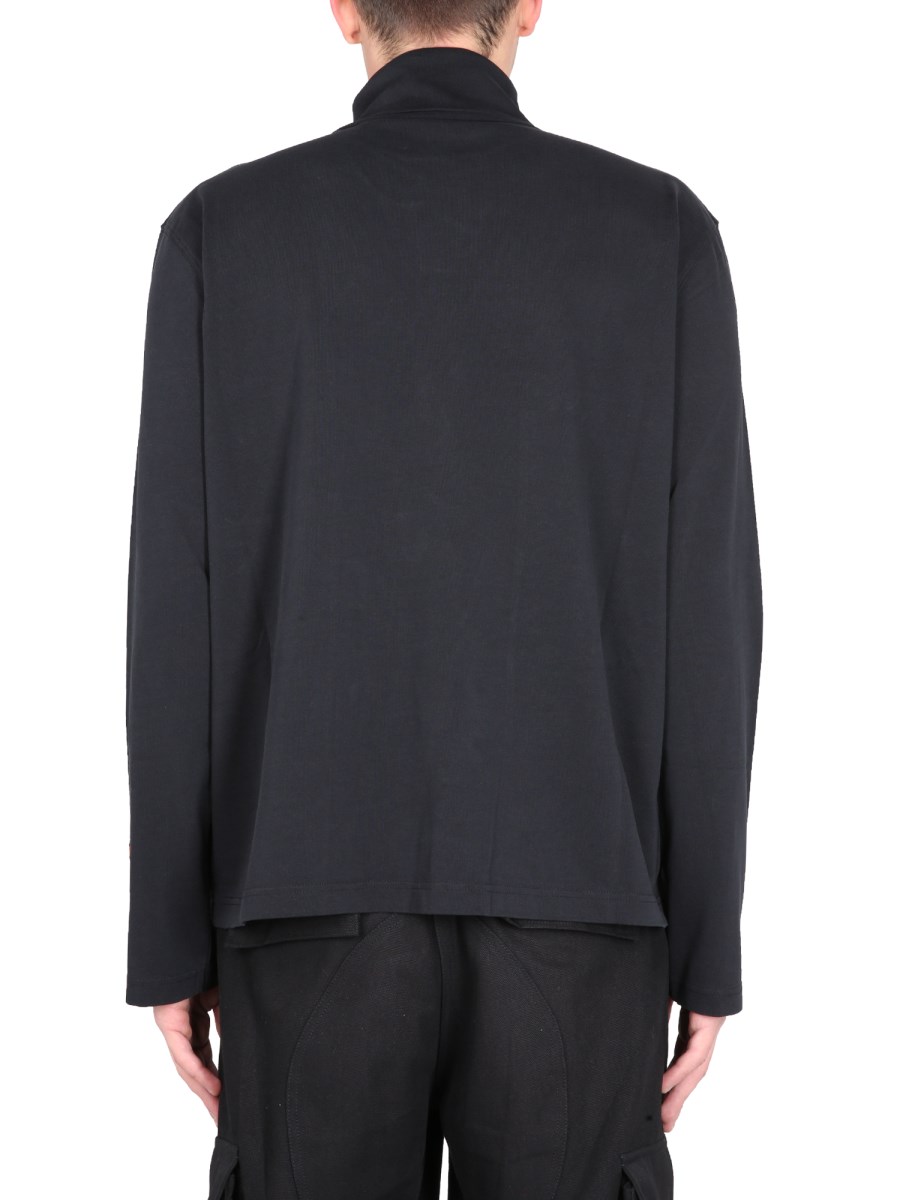 HERON PRESTON T-SHIRT "HPNY EMB" IN JERSEY DI COTONE