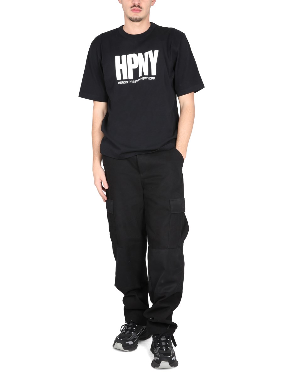 HERON PRESTON T-SHIRT HPNY IN JERSEY DI COTONE