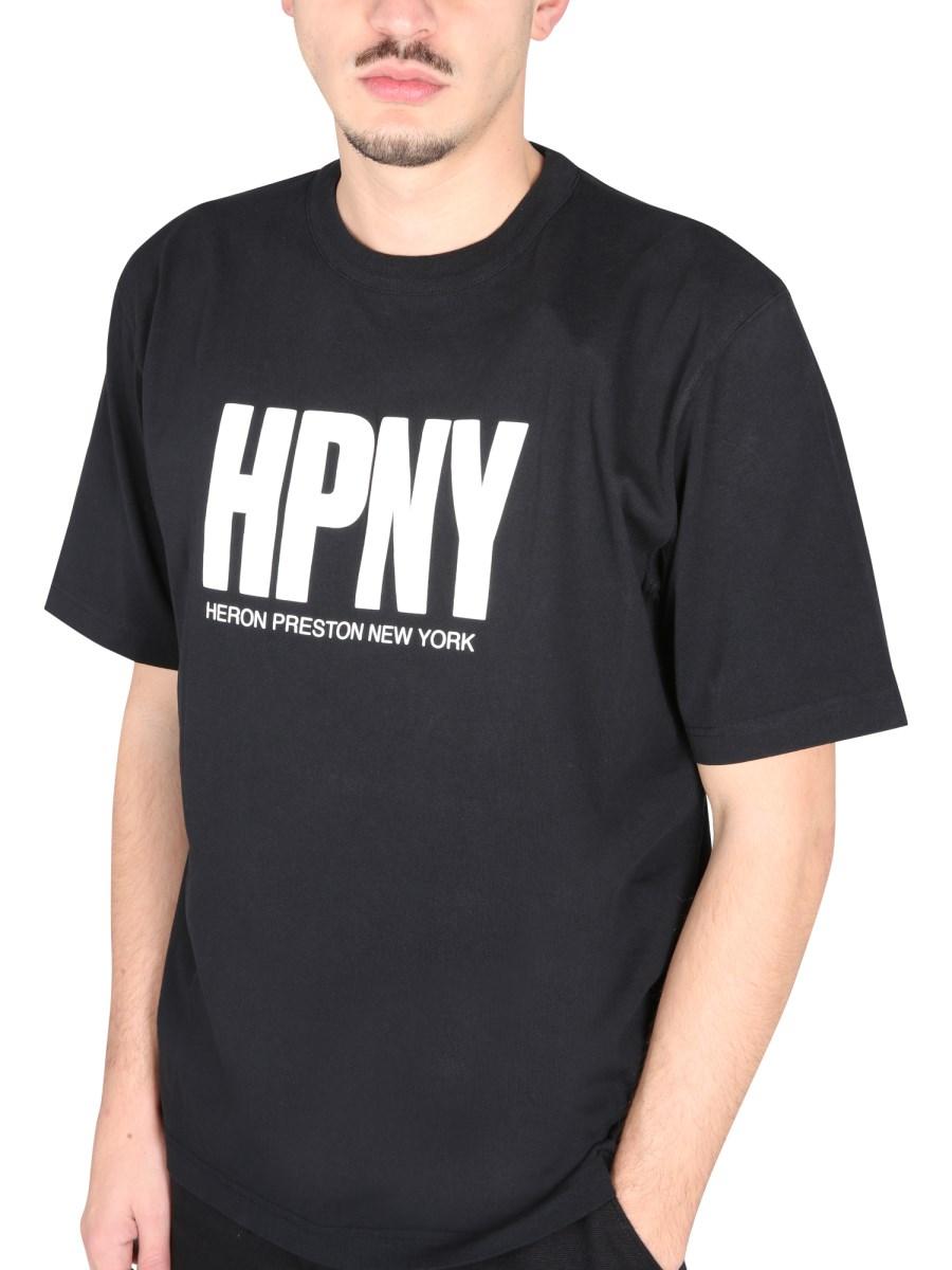 HERON PRESTON T-SHIRT HPNY IN JERSEY DI COTONE