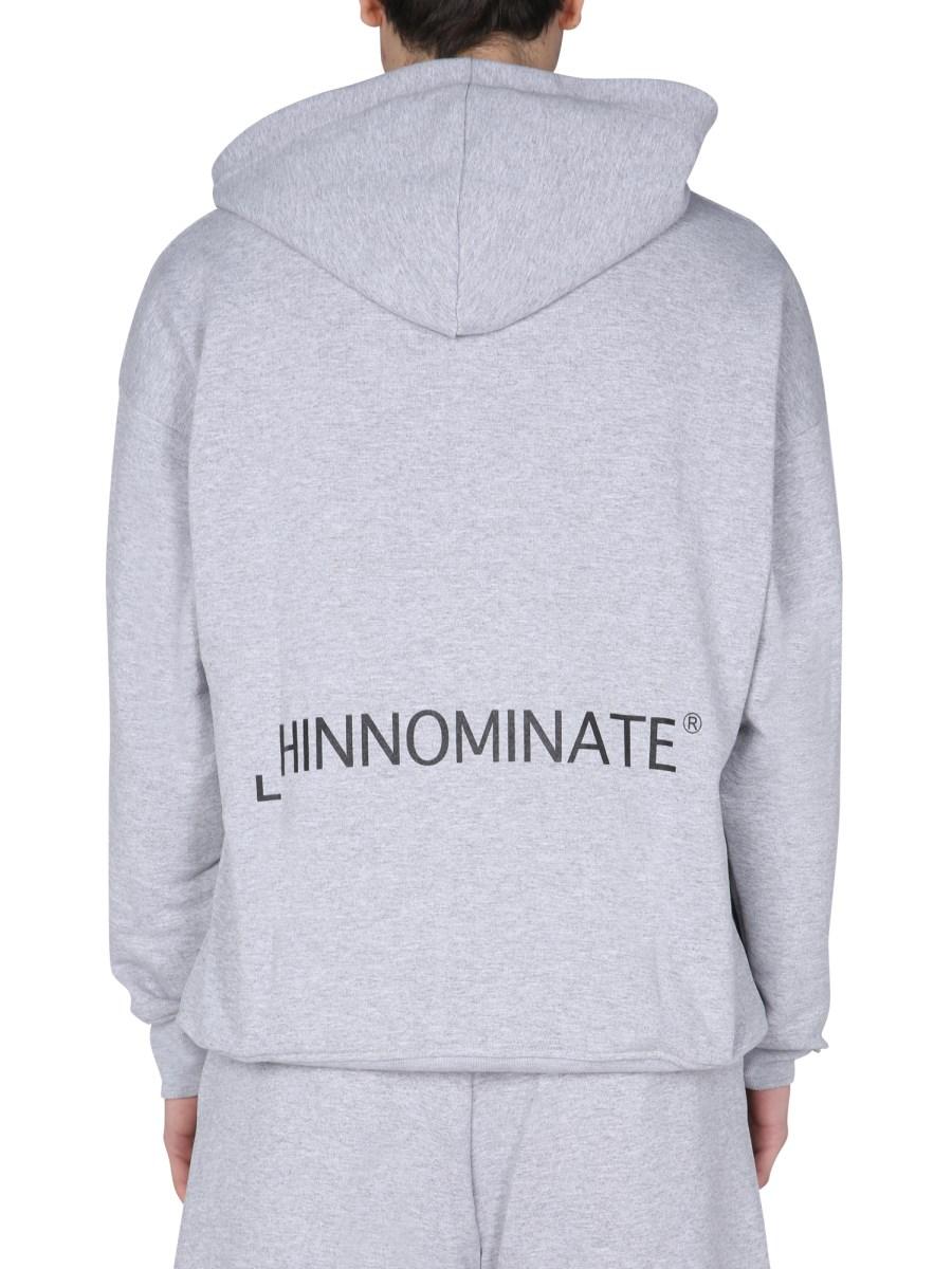 HINNOMINATE FELPA IN COTONE CON LOGO