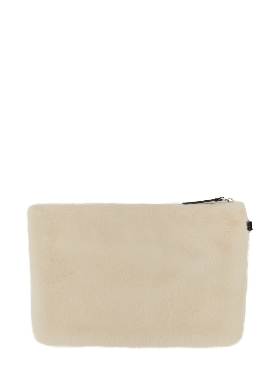 HINNOMINATE POCHETTE CON LOGO IN ECOPELLICCIA