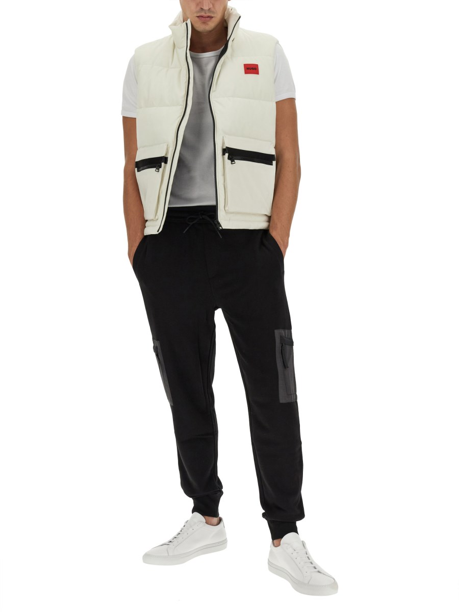 HUGO PANTALONE JOGGING IN COTONE