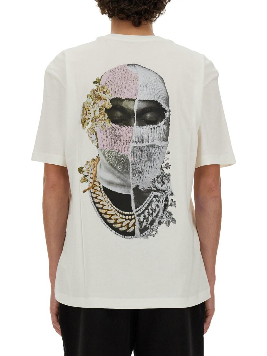 IH NOM UH NIT T-SHIRT "NEWSPAPER MASK"