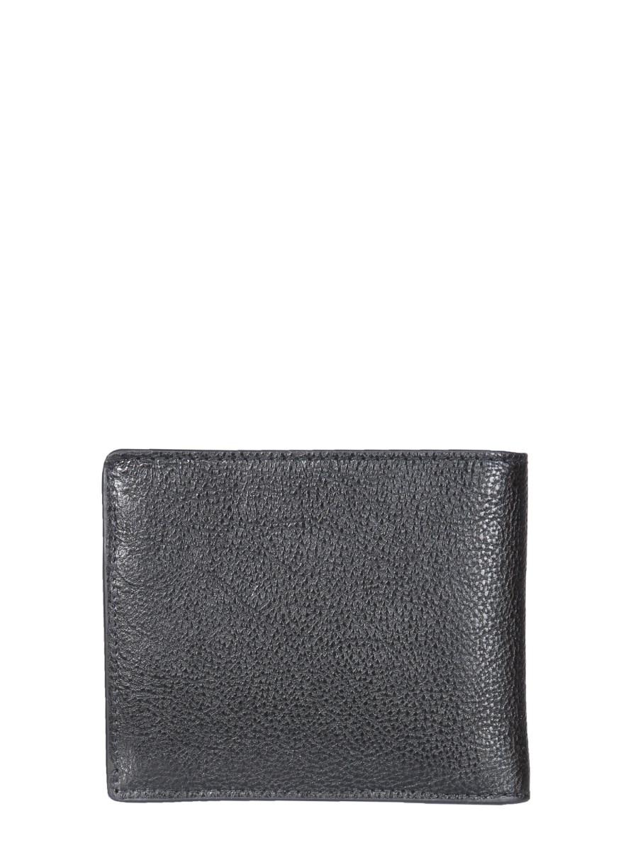IL BISONTE PORTAFOGLIO BIFOLD IN PELLE CON LOGO