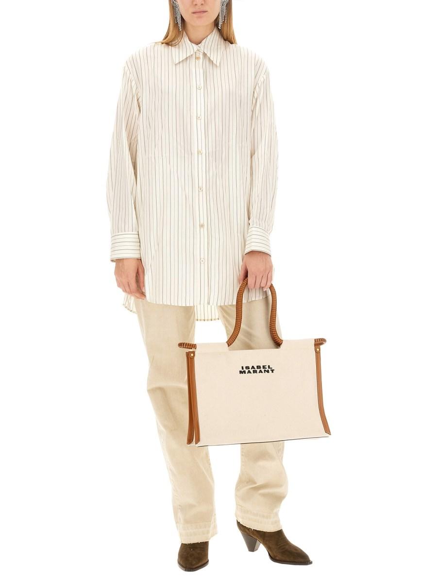 ISABEL MARANT BORSA TOTE TOLEDO IN COTONE