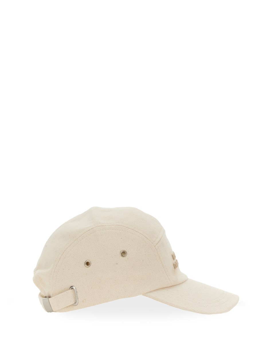 ISABEL MARANT CAPPELLO IN TELA DI COTONE CON LOGO