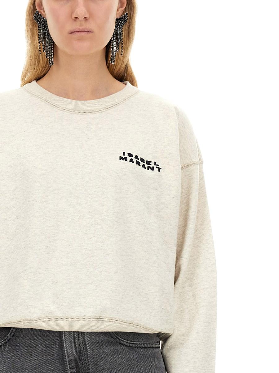 ISABEL MARANT FELPA SHAD IN COTONE