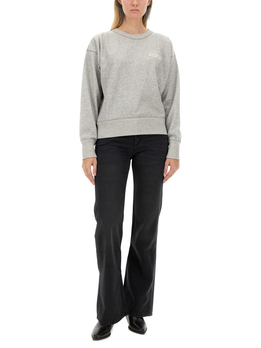 ISABEL MARANT FELPA SHAD IN COTONE