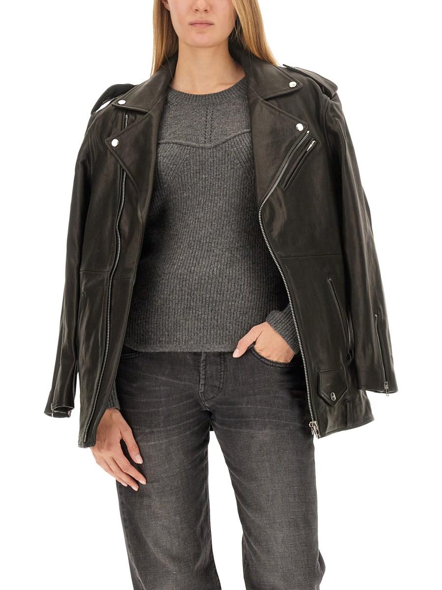 ISABEL MARANT GIACCA BLAKE IN PELLE