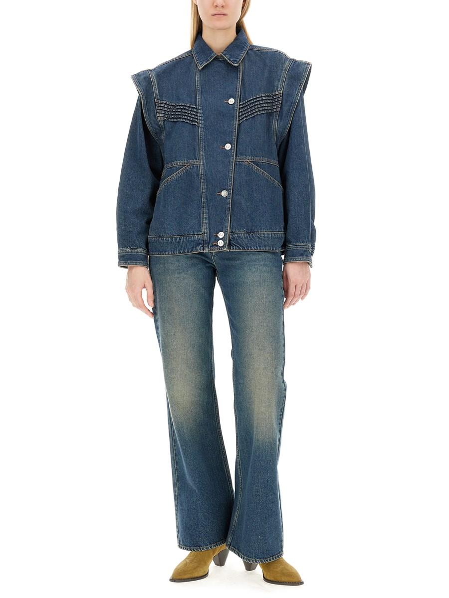 ISABEL MARANT GIACCA "HARMON" IN DENIM