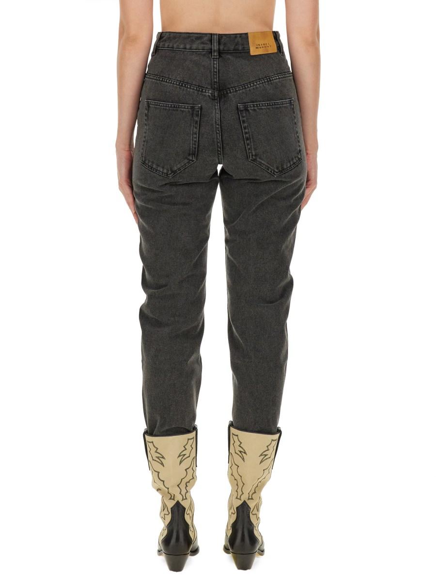 ISABEL MARANT JEANS CASANDRE IN DENIM DI COTONE