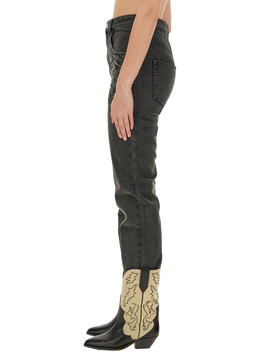 ISABEL MARANT JEANS CASANDRE IN DENIM DI COTONE