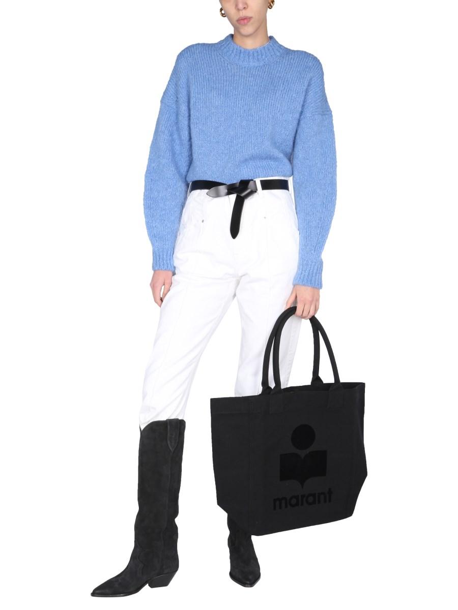 ISABEL MARANT JEANS "NADEGE" IN DENIM DI COTONE