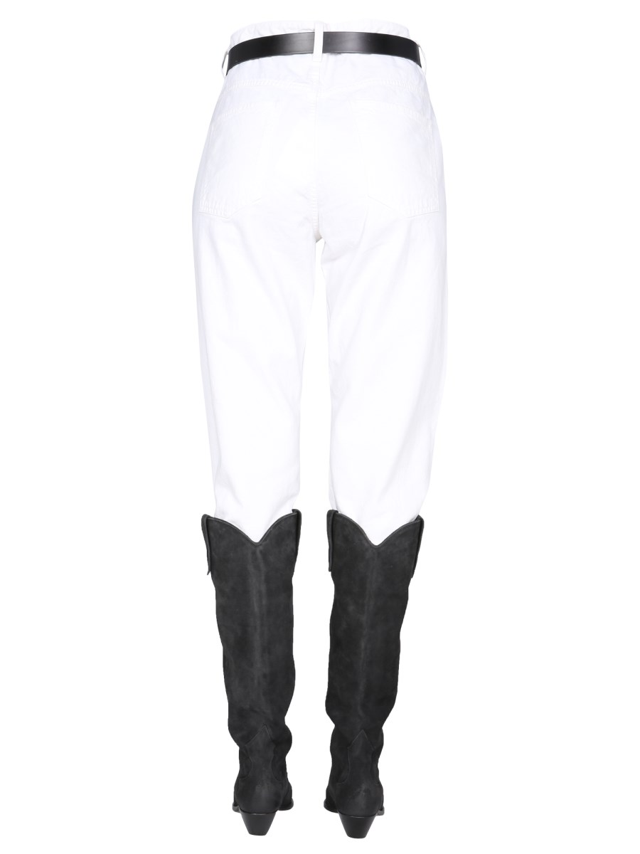 ISABEL MARANT JEANS "NADEGE" IN DENIM DI COTONE