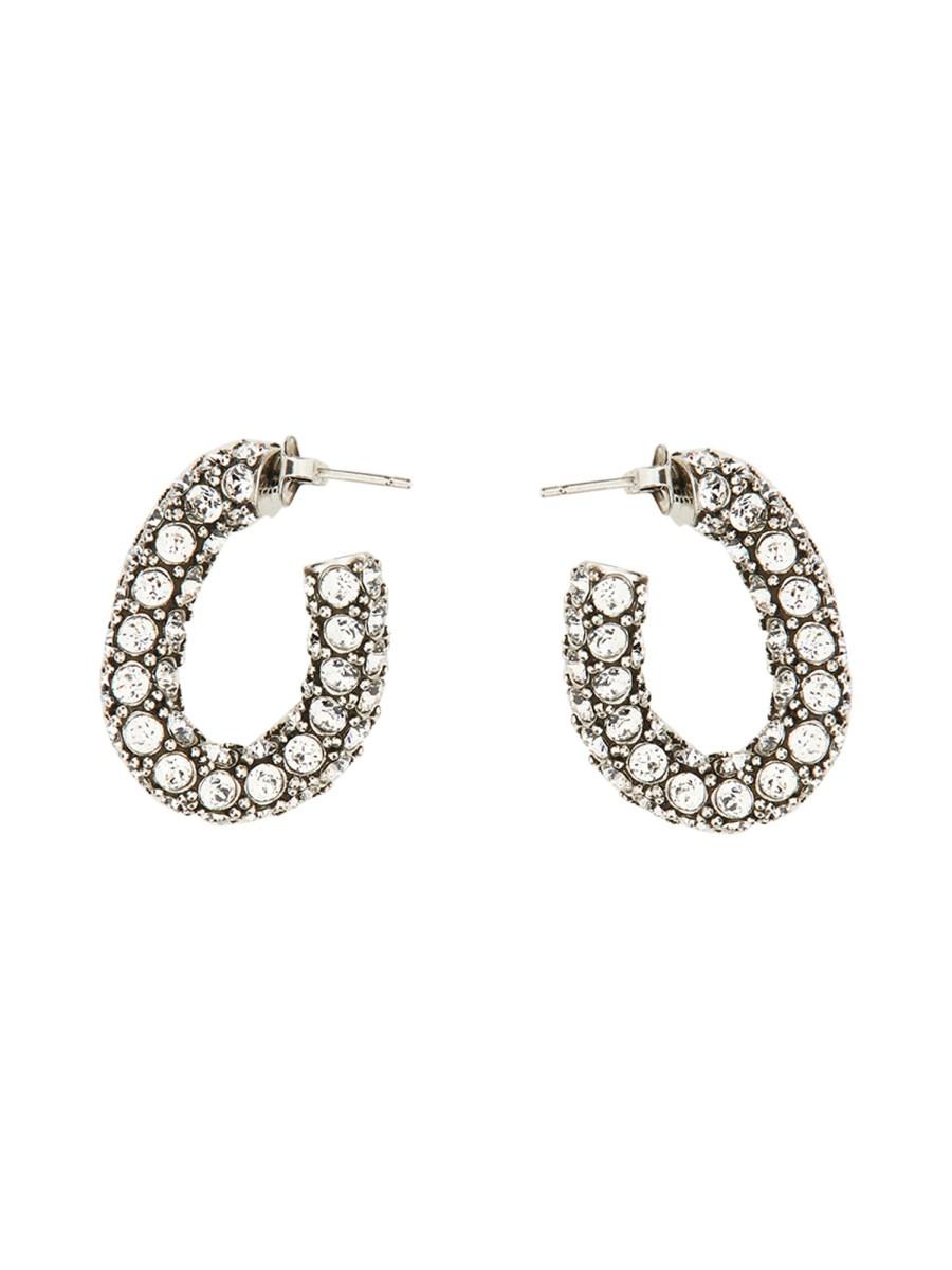 ISABEL MARANT ORECCHINI FUNKY RING CON STRASS