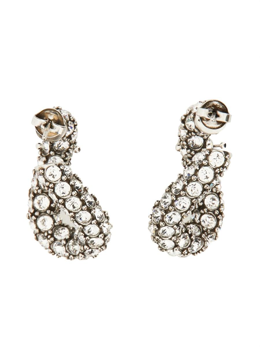 ISABEL MARANT ORECCHINI FUNKY RING CON STRASS