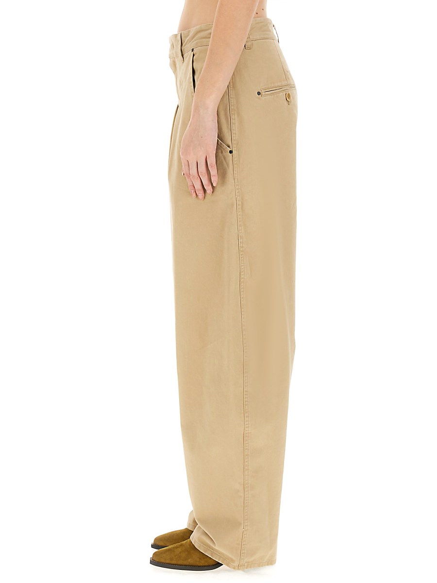 ISABEL MARANT PANTALONE "LENADI" IN COTONE