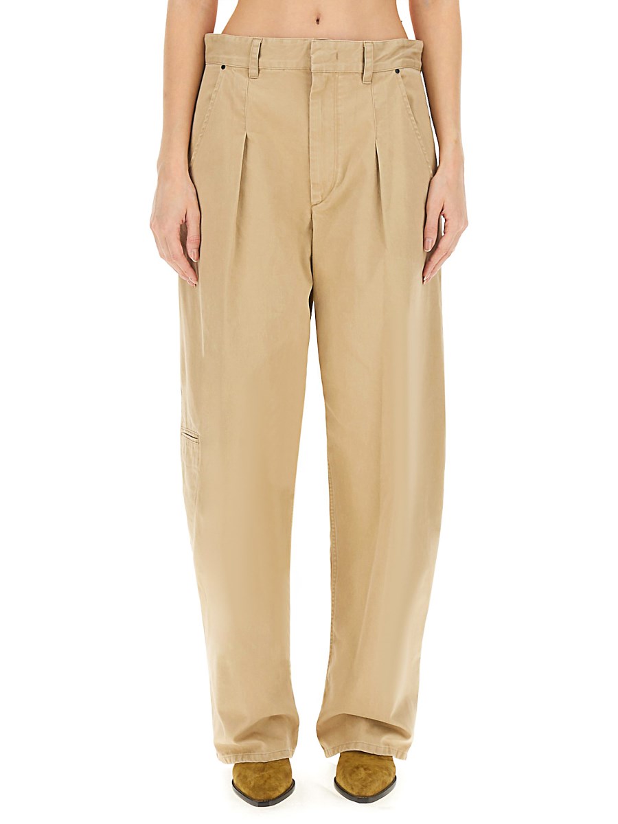 ISABEL MARANT PANTALONE "LENADI" IN COTONE