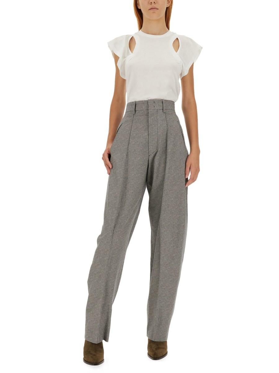 ISABEL MARANT PANTALONE SOPIAVEA IN MISTO VISCOSA