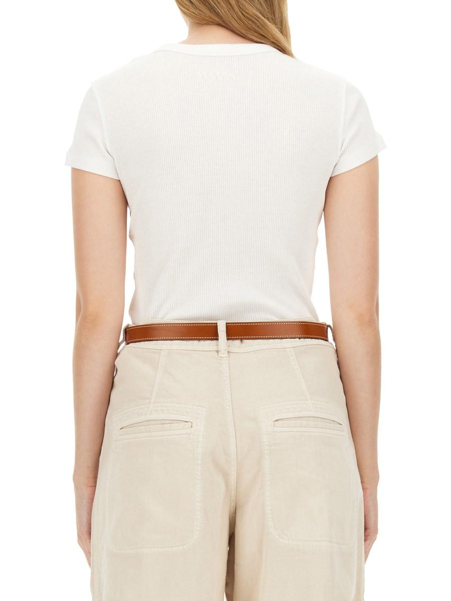 ISABEL MARANT T-SHIRT IN COTONE
