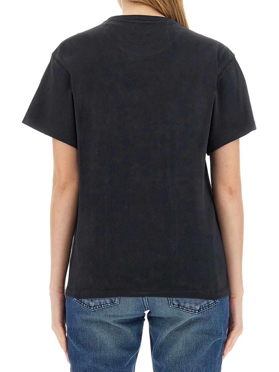 ISABEL MARANT T-SHIRT "YATES" CON STAMPA